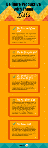 [INFOGRAPHIC] Be More Productive with These Lists - InLoox