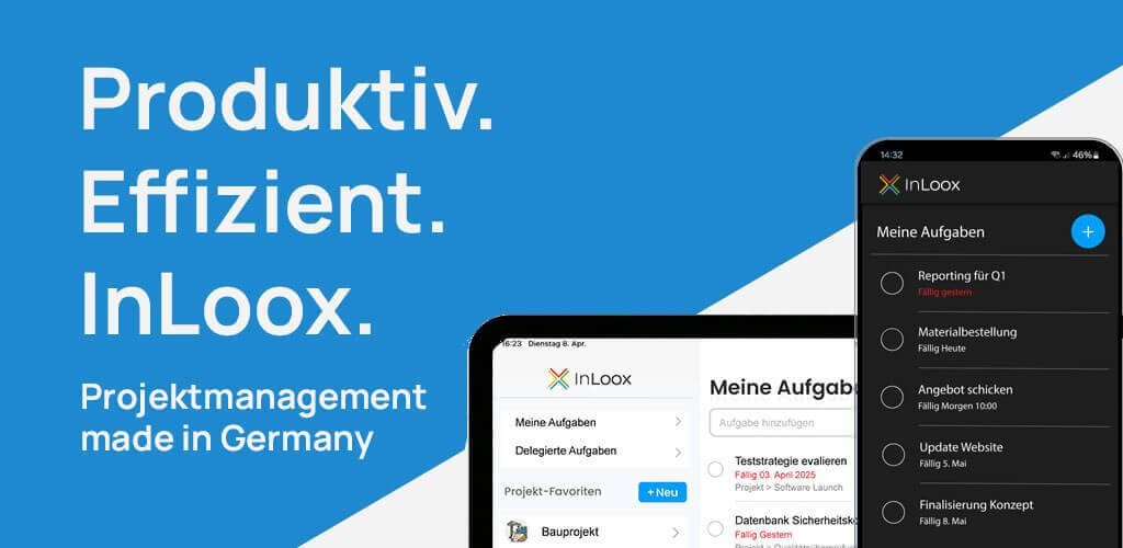InLoox Mobile App für Smartphone und Tablet